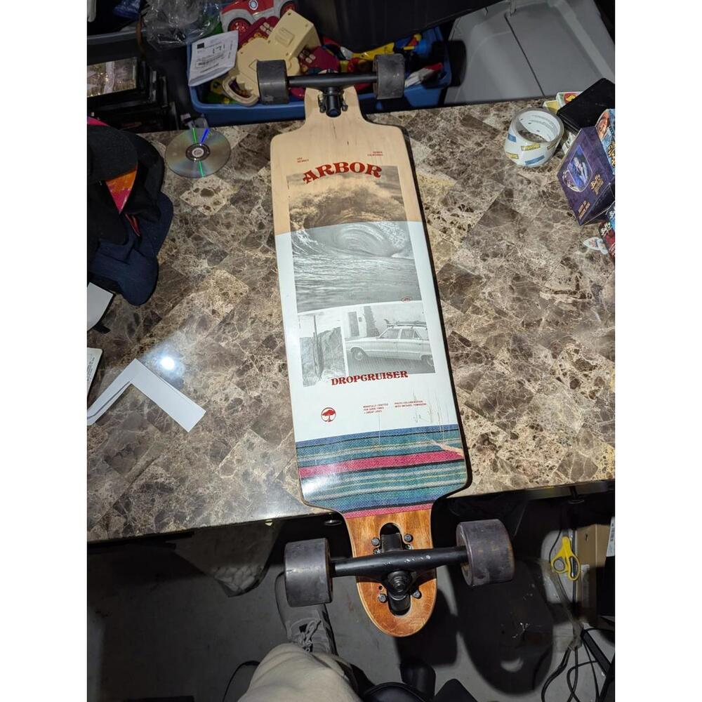 Arbor Dropcruiser Photo Performance Longboard Complete - 38 in x 9.75 in / New